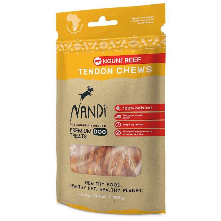 Nandi Nguni Beef Tendon Chews Dog Treats