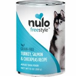 Nulo FreeStyle Grain Free Salmon and Chickpeas Recipe Canned Dog Food