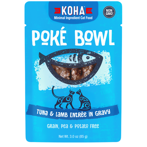 Koha Poké Bowl Tuna & Lamb Entrée in Gravy for Cats