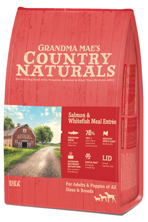 Grandma Mae's Country Naturals Salmon & Whitefish Meal Entrée Dry Dog Food