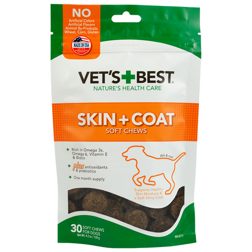 Vet's Best Skin & Coat Soft Chews