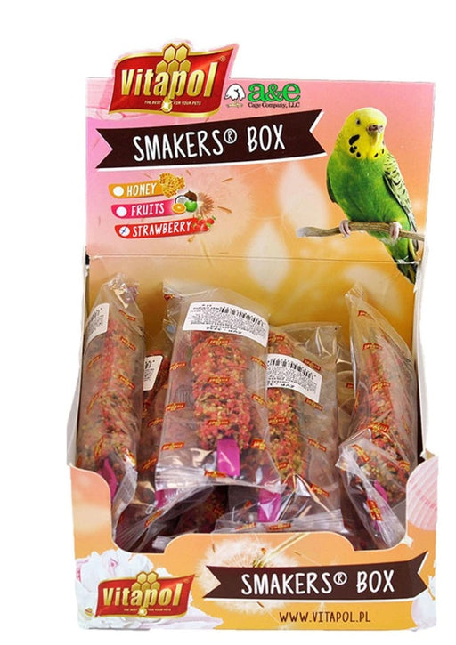 A&E Strawberry Smakers for Parakeets