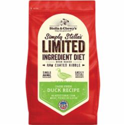 Stella & Chewy's Limited Ingredient Cage-Free Duck Raw Coated Kibble Grain Free Dog Food