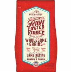 Stella & Chewy's Lamb Recipe with Pumpkin and Quinoa Raw Coated Kibble Wholesome Grains