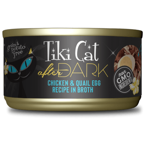 Tiki Cat® After DarkTM Chicken & Quail Egg Recipe in Broth