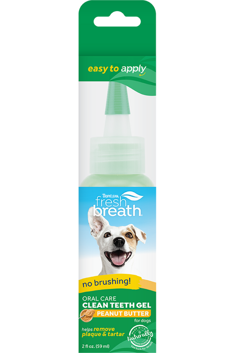 TropiClean ORAL CARE GEL FOR DOGS WITH PEANUT BUTTER FLAVORING