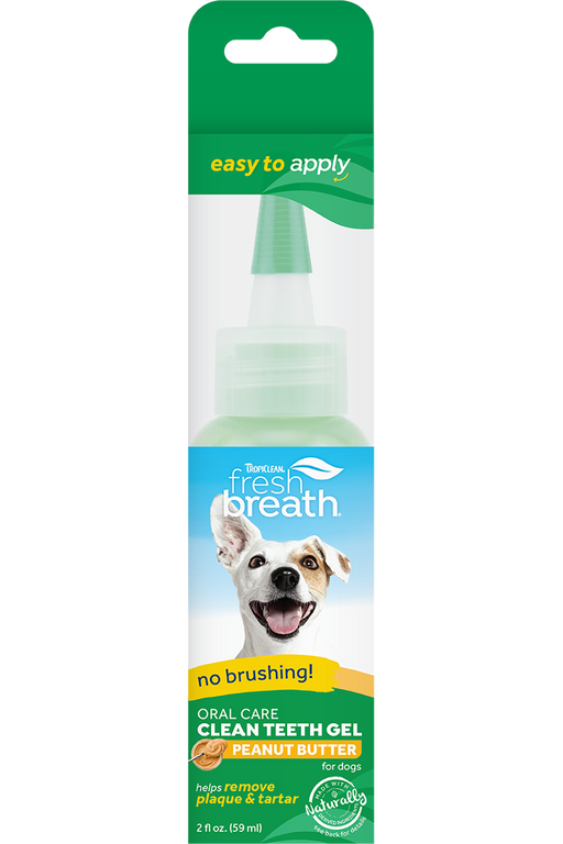 TropiClean ORAL CARE GEL FOR DOGS WITH PEANUT BUTTER FLAVORING