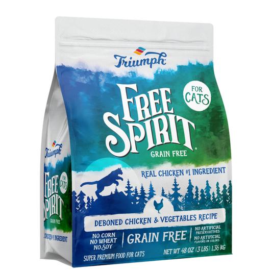 Triumph Free Spirit Grain Free Chicken And Vegetable Recipe Dry Cat Food