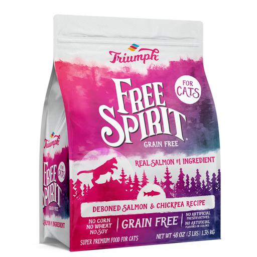 Triumph Free Spirit Grain Free Salmon And Chickpea Recipe Dry Cat Food