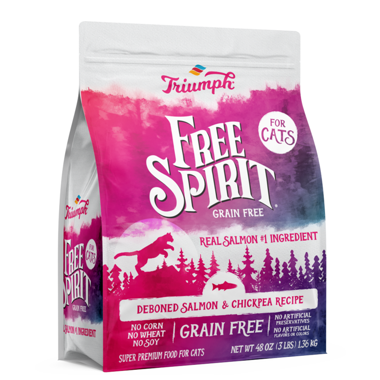 Triumph Free Spirit Grain Free Salmon And Chickpea Recipe Dry Cat Food