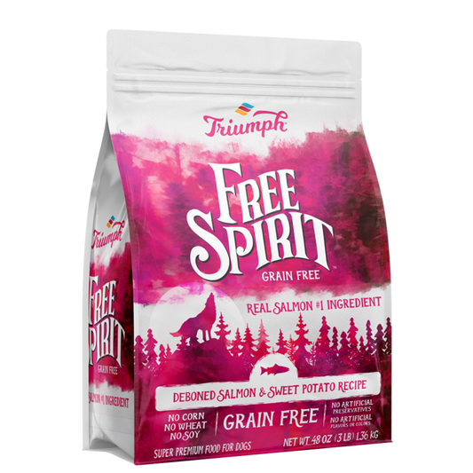 Triumph Free Spirit Grain Free Deboned Salmon and Sweet Potato Dry Dog Food