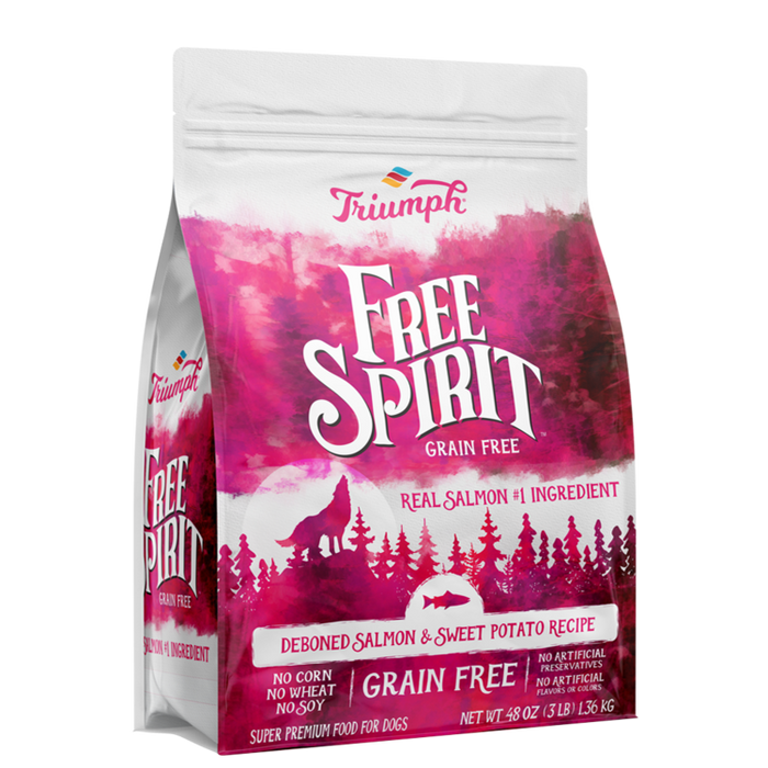 Triumph Free Spirit Grain Free Deboned Salmon and Sweet Potato Dry Dog Food