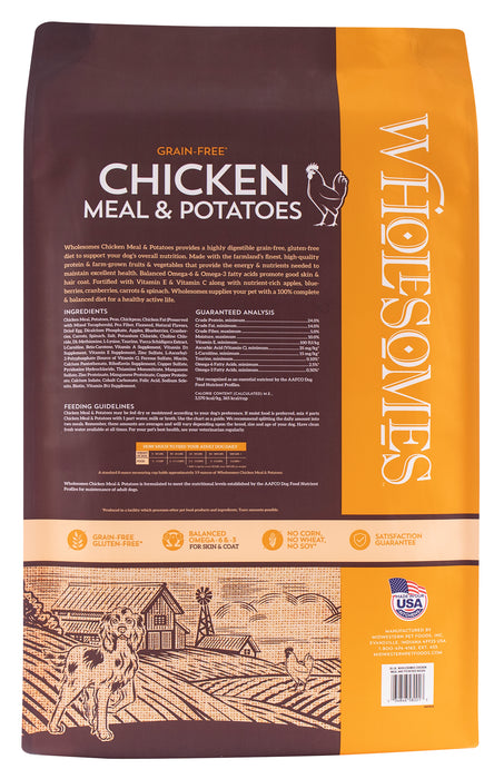 SPORTMiX Wholesomes Grain Free Chicken Meal & Potato Recipe Dry Dog Food