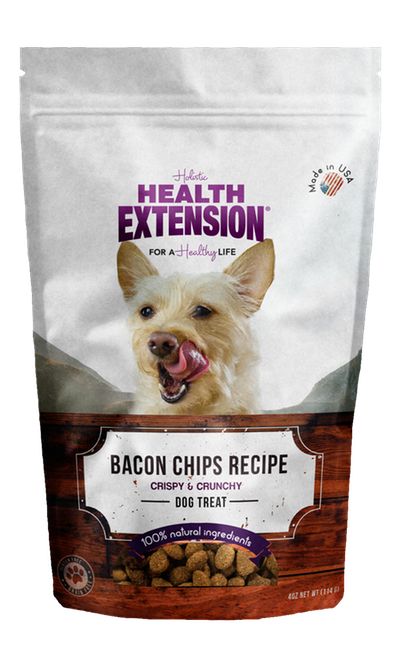 Health Extension Grain Free Bacon Bites Dog Treats, 4- Oz Bag
