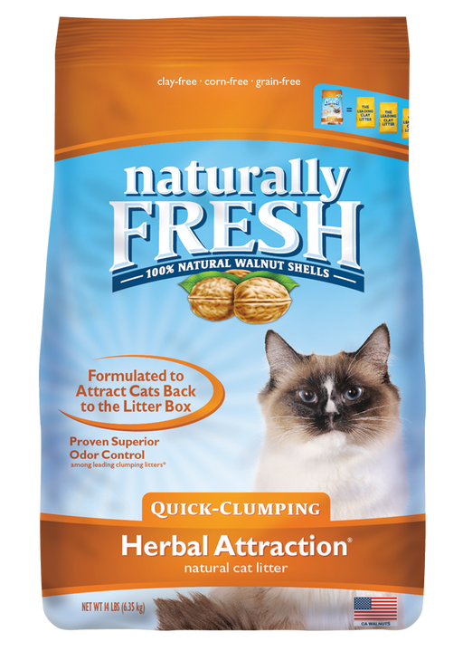 Naturally Fresh Herbal Attraction® Cat Litter Naturally Calming Quick-Clumping Formula 14 Lb Bag