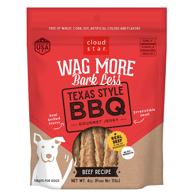 Cloud Star Wag More Bark Less Texas Style BBQ Beef Jerky