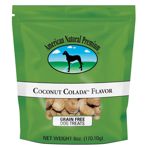 American Natural Premium GRAIN-FREE COCONUT COLADA Dog Treats 6oz Bag