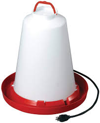 Allied Precision Heated Chicken Waterer 3 Gallon Capacity