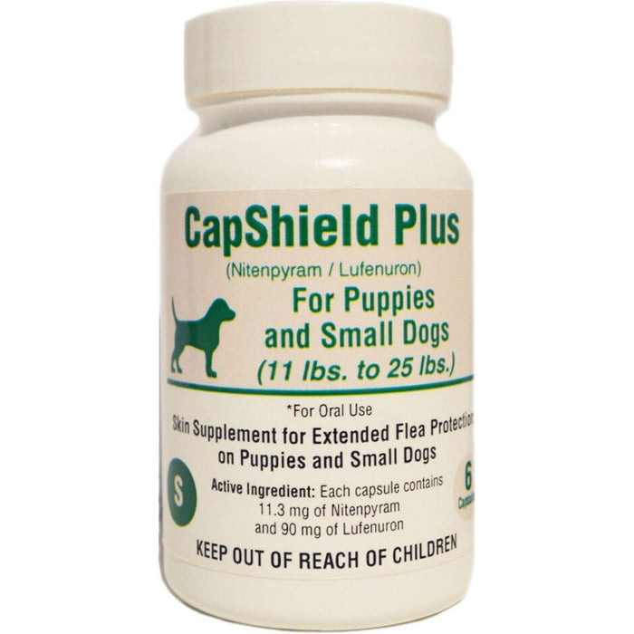 Capshield Plus Flea Protection For Puppies And Small Dogs (Between 11 Lbs to 25 Lbs.)