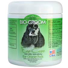 Bio Groom Ear Care Ear Cleaner Pads, 25 Pads Per Container