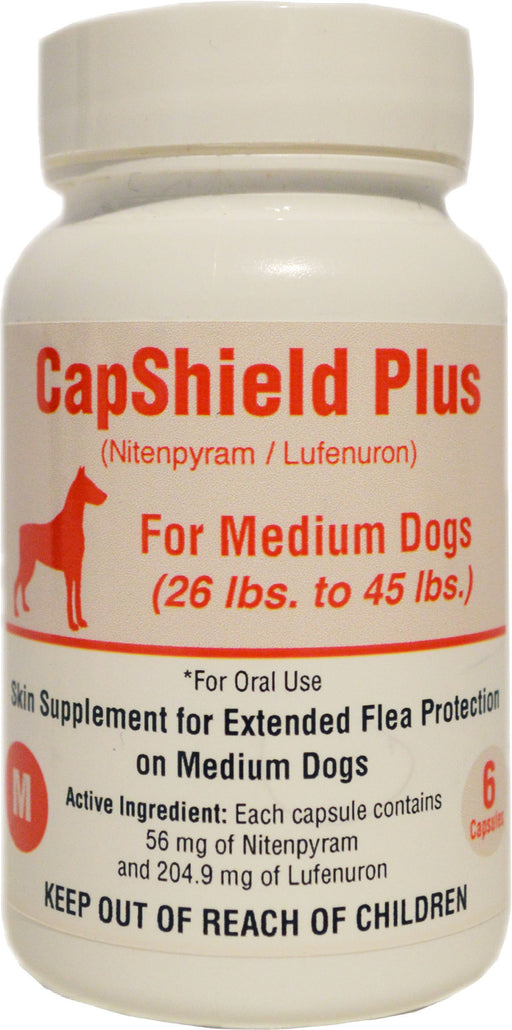 Capshield Plus Flea Protection For Medium Dogs (Between 26 Lbs to 45 Lbs)