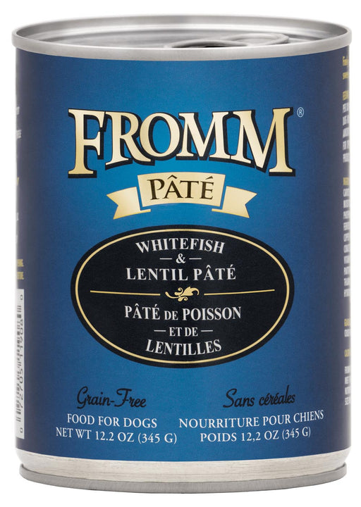 Fromm Grain Free Canned Whitefish & Lentil Pâte Dog Food