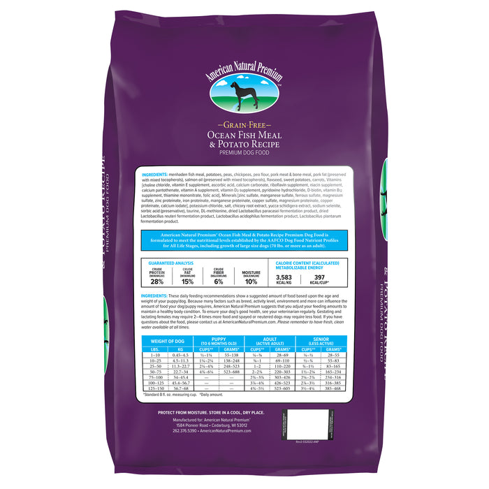 American Natural Premium Grain-Free Ocean Fish Meal & Potato Recipe Dry Dog Food