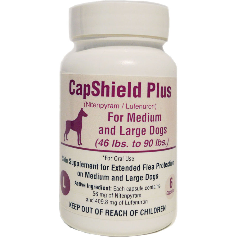 Capshield Plus Flea Protection For Medium And Large Dogs (Between 46 Lbs to 90 Lbs)