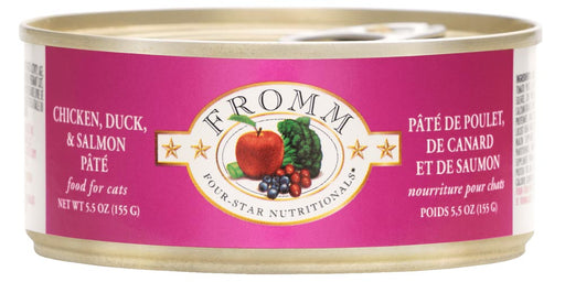 Fromm Four Star Canned Chicken, Duck & Salmon Pâte Cat Food