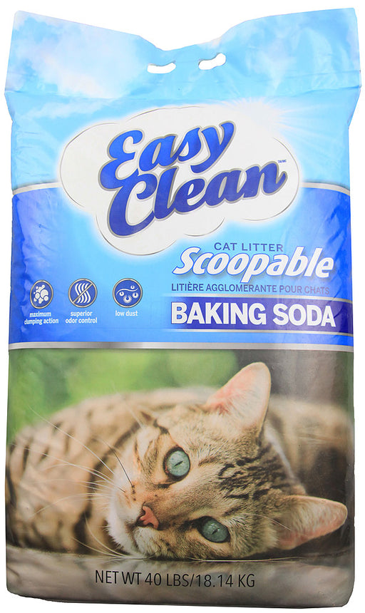 Pestell Easy Clean Clumping Cat Litter with Baking Soda, 40- Lb Bag