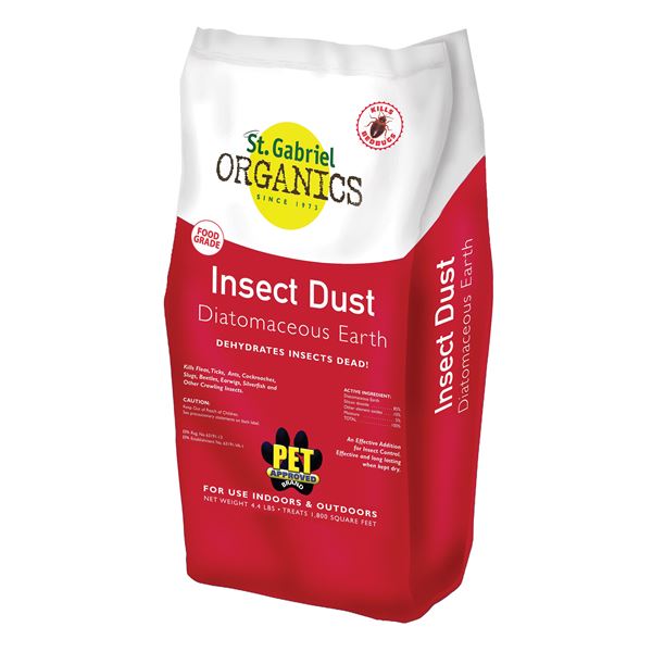 St. Gabriel's Diatomaceous Earth Insect Dust 4.4  Lb Bag