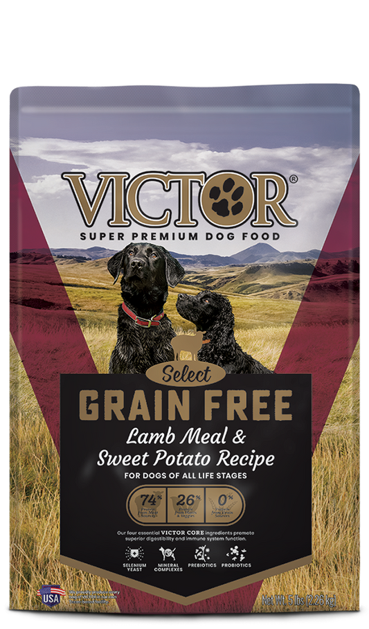 Victor Grain Free Lamb Meal & Sweet Potato Recipe 30Lb Bag