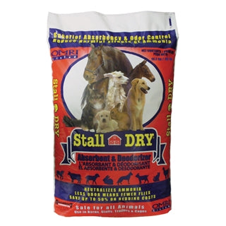 Stall Dry Absorbent and Deodorizer 40 Pound Bag