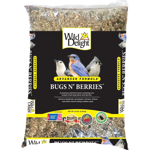 Wild Delight Bugs N' Berries Bird Food 4.5lb