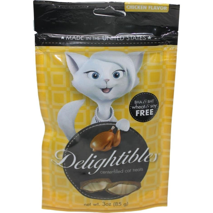 DELIGHTIBLES CENTER-FILLED CHICKEN CAT TREATS