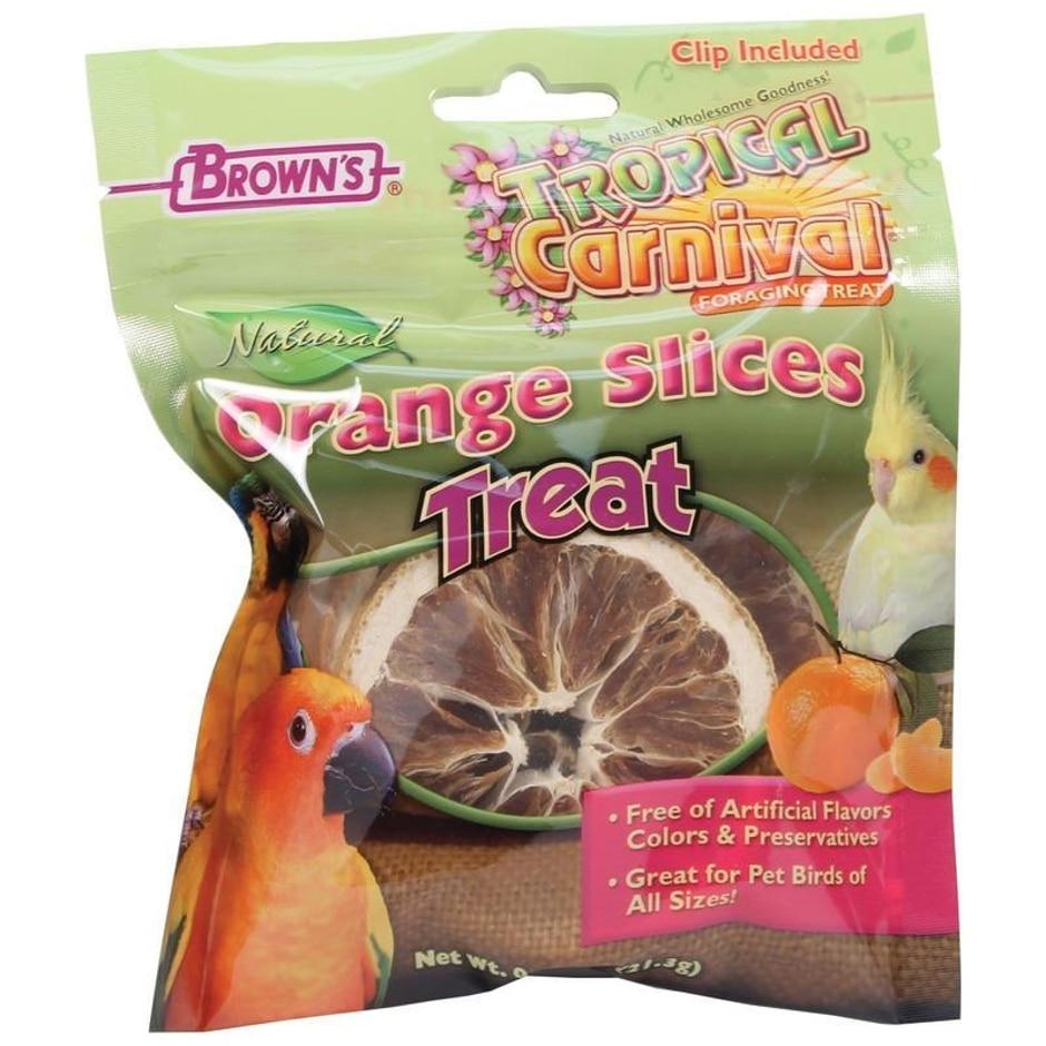 TROPICAL CARNIVAL NATURALS ORANGE SLICES BIRD TRT