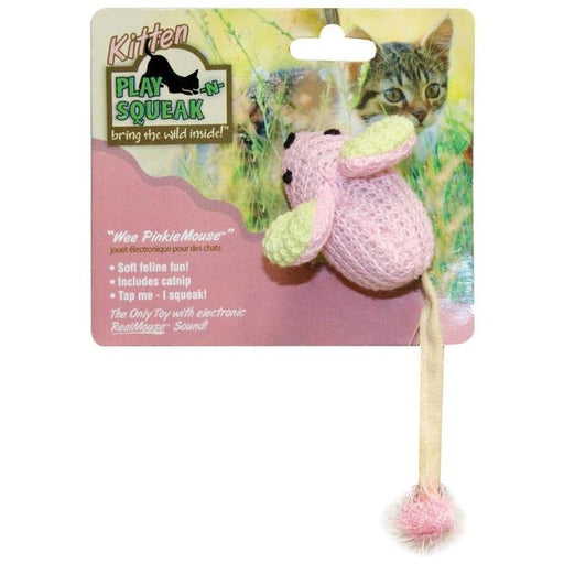 PLAY-N-SQUEAK WEE MOUSE CAT TOY
