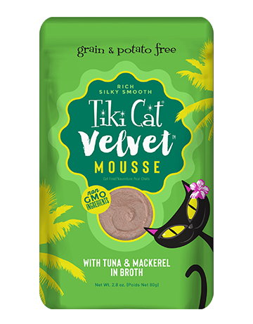 Tiki Cat® Velvet MousseTM Tuna & Mackerel in Broth