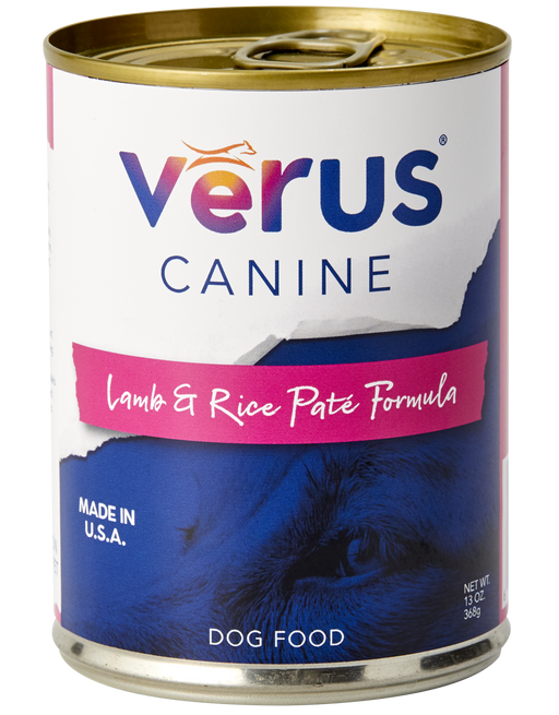 Verus Lamb & Rice Pâté Formula Grain-Inclusive Canned Dog Food
